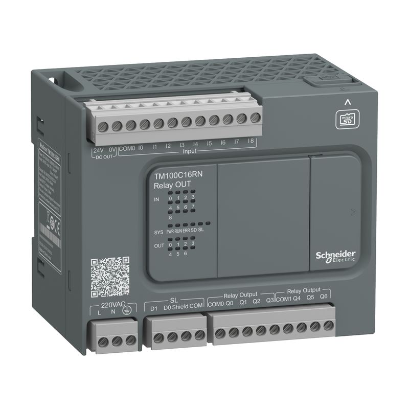 Controller M100 - 9I/7O relay - 220VAC